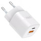 Зарядний пристрій - WIWU, Wall Charger EU Plug, 33W White