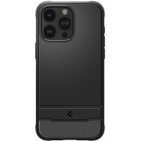 Чохол для iPhone 15 Pro - Spigen Rugged Armor MagSafe, Matte Black