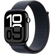 Apple Watch S10 46mm Jet Black, Ink Sport Loop LTE