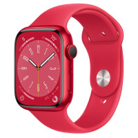 Apple Watch S8 41mm Red, Red Sport Band LTE