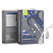 Кабель USB-C to Lightning - Blueo, Braided Zinc Alloy, White