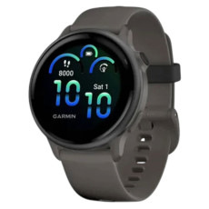 Смарт-годинник Garmin Vivoactive 6 Slate with Pebble Grey Band