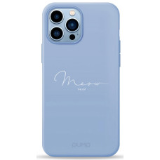 Чохол для iPhone 13 Pro - Pump Silicone Minimalistic, Meow Blue
