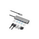 Хаб 5in1 - WIWU Alpha, USB-C to 3xUSB+HDMI+USB-C, Gray Вживаний (б/в)