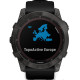 Смарт-годинник Garmin Fenix 7X Sapphire Solar Carbon Gray DLC Titanium with Black Band