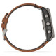 Смарт-годинник Garmin Fenix 7X Sapphire Solar Titanium with Chestnut Leather Band