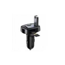 АЗП Baseus T-Typed Bluetooth MP3/Charger with Car Holder Black