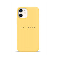 Чохол для iPhone 12/12 Pro - Pump Silicone Minimalistic, Optimism
