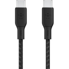 Кабель USB-C to USB-C - Belkin, Braided 100W 2m, Black