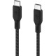 Кабель USB-C to USB-C - Belkin, Braided 100W 2m, Black