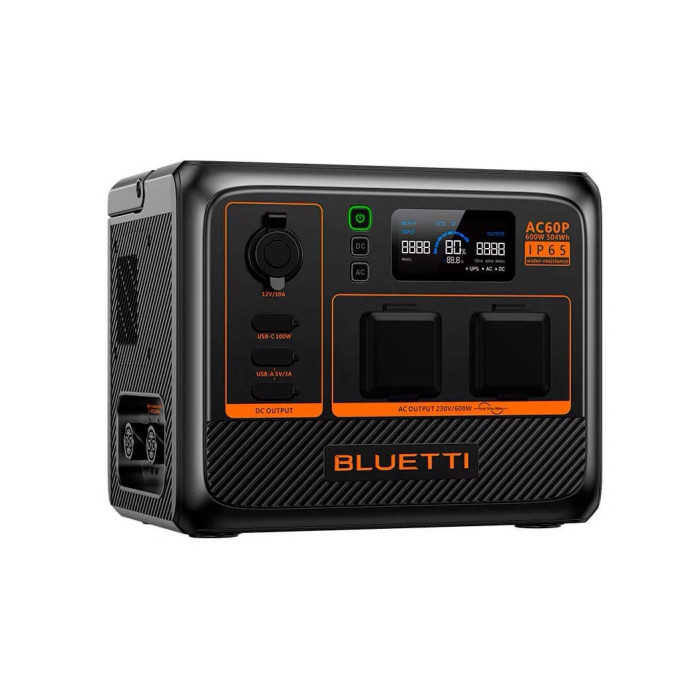 Зарядна станція Bluetti AC60P (503 Вт/г, 600 Вт)