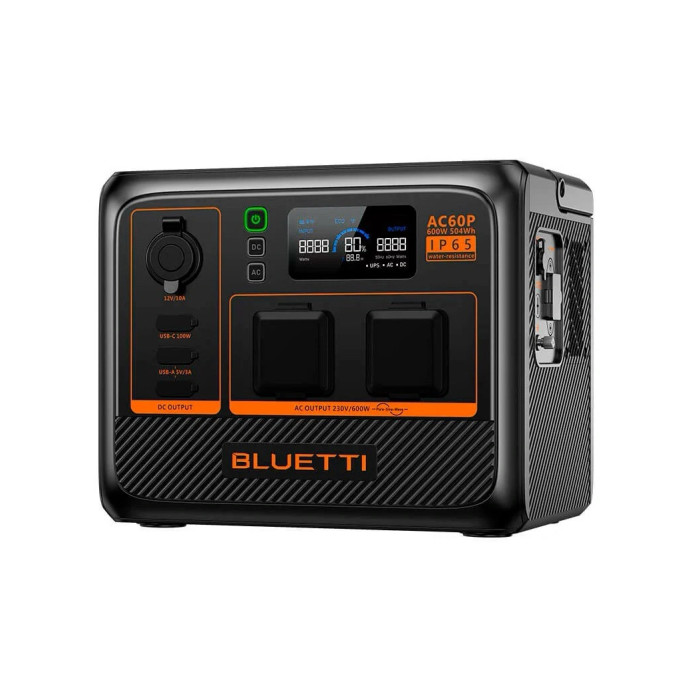 Зарядна станція Bluetti AC60P (503 Вт/г, 600 Вт)
