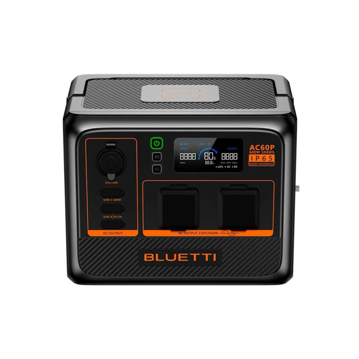 Зарядна станція Bluetti AC60P (503 Вт/г, 600 Вт)