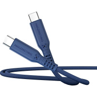 Кабель USB-C to USB-C - AmazingThing, Speed Pro 60W 1.1m, Blue