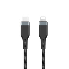 Кабель USB-C to Lightning - Wiwu, Platinum 1.2m Black