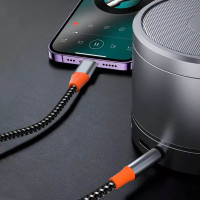 Аудіо кабель (AUX) - WIWU, 3.5mm to USB-C 1.2m, Grey