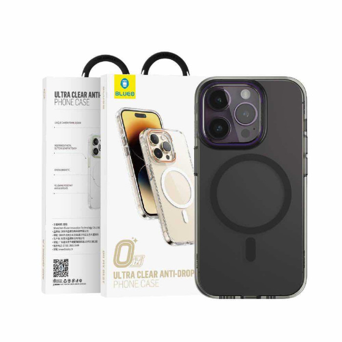 Чохол для iPhone 14 Pro Max - Blueo Ultra Clear Anti-Drop MagSafe, Purple