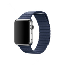 Ремінець для Apple Watch - 38/40/41mm, Leather Loop, Dark Blue (HC)