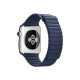 Ремінець для Apple Watch - 38/40/41mm, Leather Loop, Dark Blue (HC)