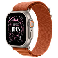 Apple Watch Ultra 3 Natural Titanium, Terra Cotta Alpine Loop, (Medium), LTE