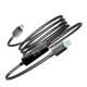 Кабель USB-C to USB-C - YOKI, Monitor 240W 2m, Black