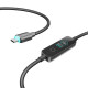 Кабель USB-C to USB-C - YOKI, Monitor 240W 2m, Black