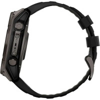 Смарт-годинник Garmin Fenix 8 47mm Solar Sapphire Titanium w. Amp Yellow/Graphite Silicone Band