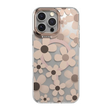 Чохол для iPhone 16 Pro - Switcheasy Fleur M Patterned Shockproof MagSafe, Rose