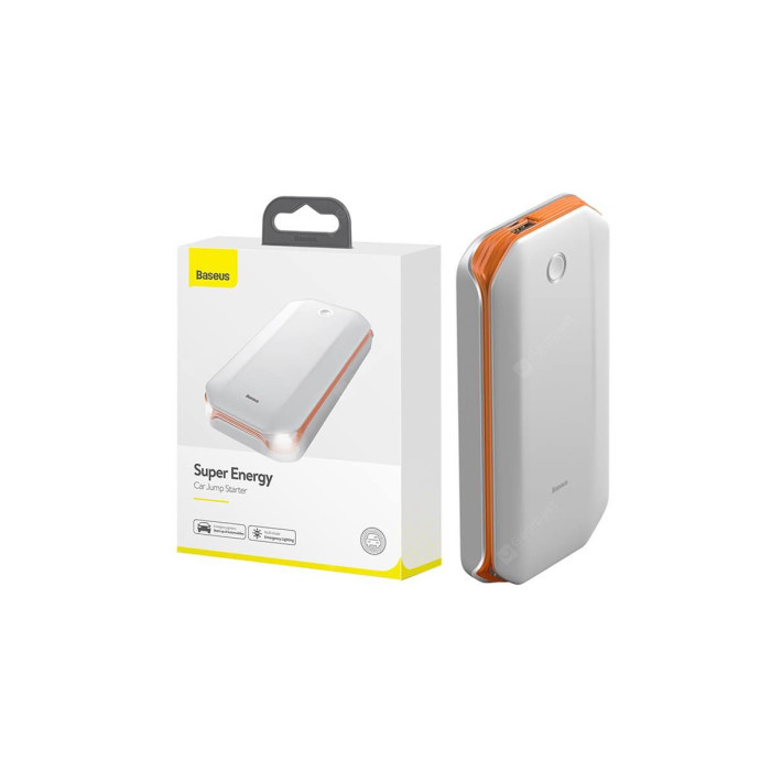Додатковий аккумулятор Baseus 8000mAh Super Energy Jump Starter White