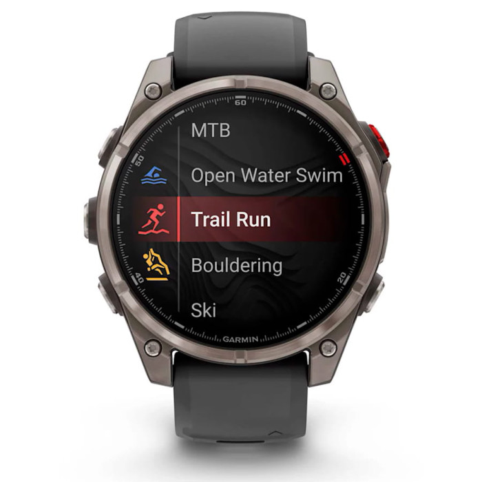 Смарт-годинник Garmin Fenix 8 Pro 47mm AMOLED Titanium with Graphite/Black