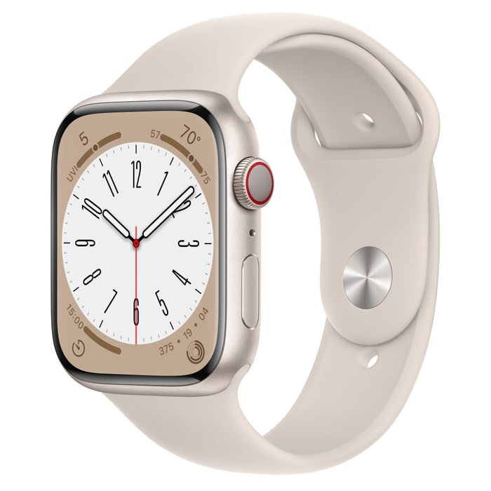 Apple Watch S8 41mm Starlight, Starlight Sport Band LTE Як новий