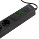 Мережевий фільтр Proove Power Strip P-04 (4 розетки + 4 USB + 2 Type-C) 3m Black
