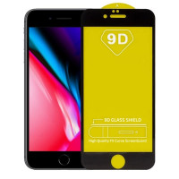 Захисне скло для iPhone 7 Plus / 8 Plus - 9D 0.26mm, Black (OEM)