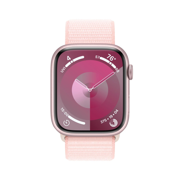 Apple Watch S9 45mm Pink, Light Pink Sport Loop
