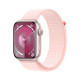 Apple Watch S9 45mm Pink, Light Pink Sport Loop