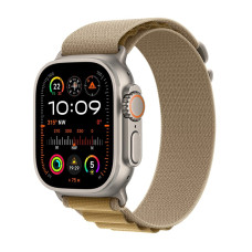 Apple Watch Ultra 2 2024 Natural Titanium, Tan Alpine Loop (S), LTE