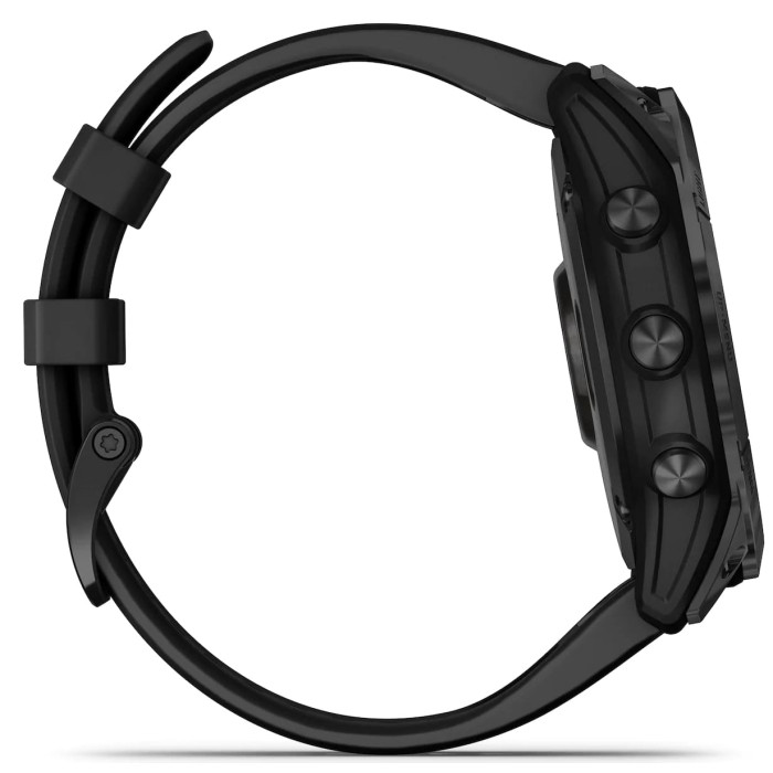 Смарт-годинник Garmin Fenix 7X Sapphire Solar Carbon Gray DLC Titanium with Black Band Вживаний