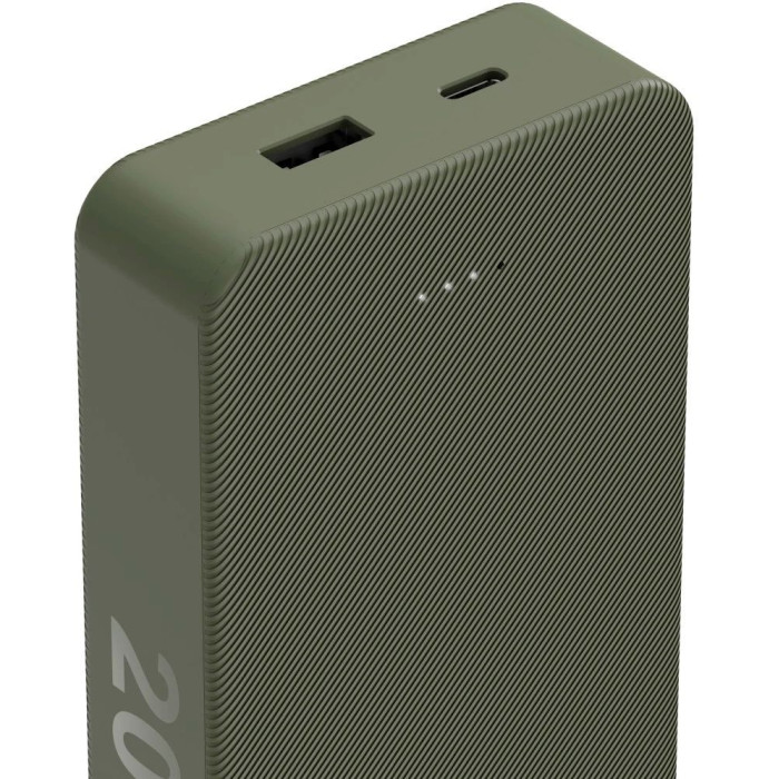 Додатковий аккумулятор Hama 20000mAh USB-C USB-A Green