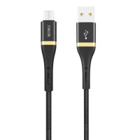 Кабель WIWU Elite Data Cable USB to Micro 1.2m Black