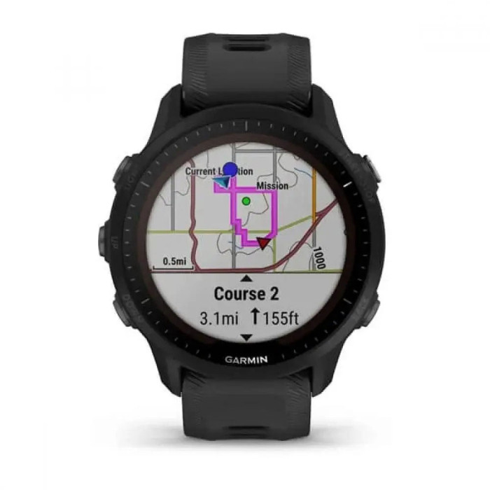 Смарт-годинник Garmin Forerunner 955 Solar Black