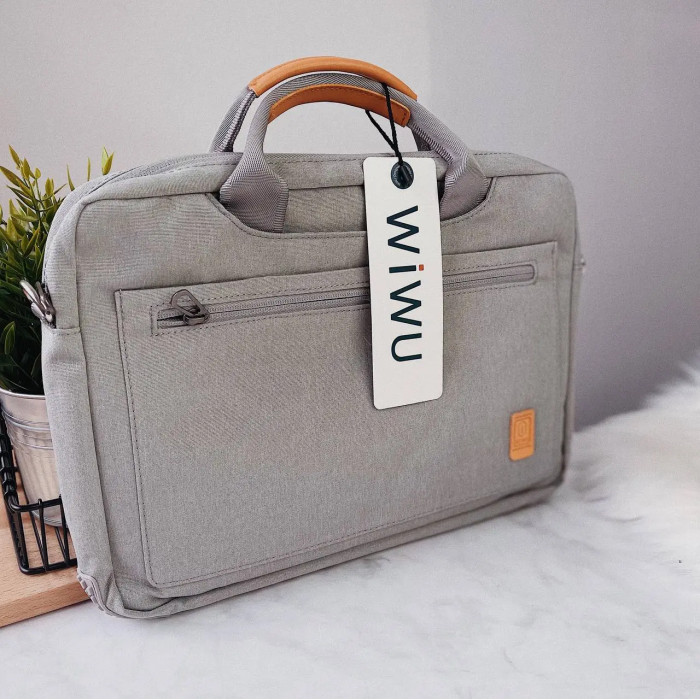 Сумка для Macbook 16 - WIWU Pioneer Shoulder Handbag, Grey