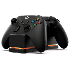 Зарядна станція для Геймпадів Xbox з АКБ - PowerA Dual Charging Station, Black