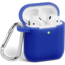 Чохол для Apple AirPods 2 - Silicon Case With Carabiner, Lake Blue