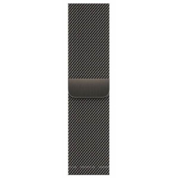 Apple Watch S7 41mm Graphite Stainless Steel, Graphite Milanese Loop