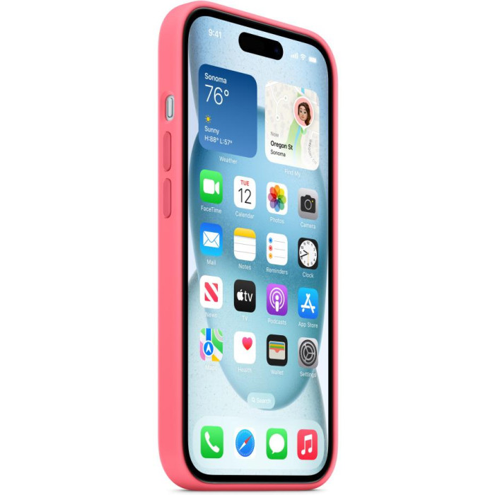 Чохол для iPhone 15 - Silicone MagSafe, Pink (HC)