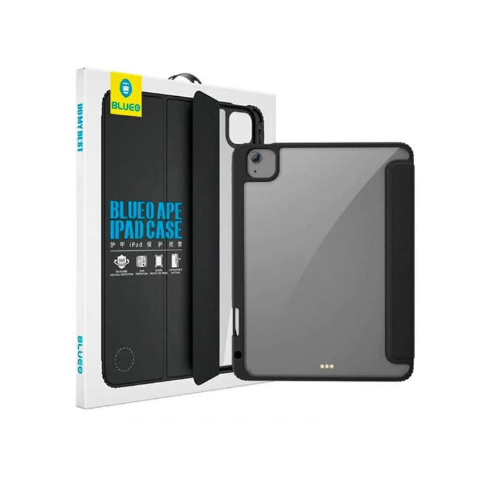 Чохол для iPad Pro 11 (2018-22) / Air 10.9/11 (2020-25) - Blueo Ape with Leather, Black