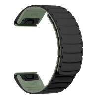 Ремінець для годинника Garmin - QuickFit 26mm, Silicone Magnetic Strap, Black