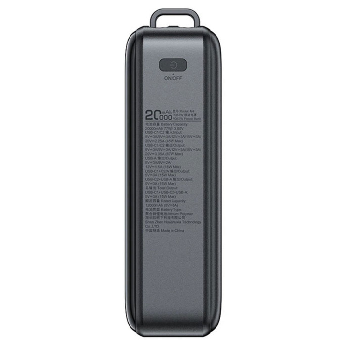 Додатковий аккумулятор Acefast Fast 20000mAh PD 67W Black