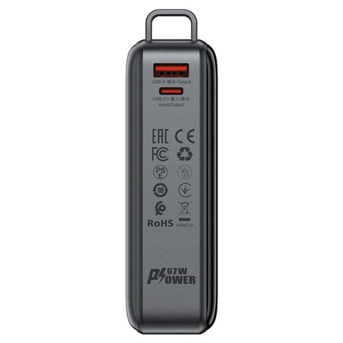 Додатковий аккумулятор Acefast Fast 20000mAh PD 67W Black
