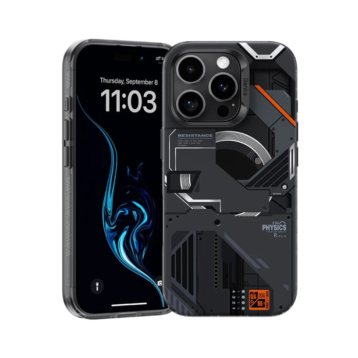 Чохол для iPhone 16 Pro Max - Benks Mecha Series MagSafe, Black